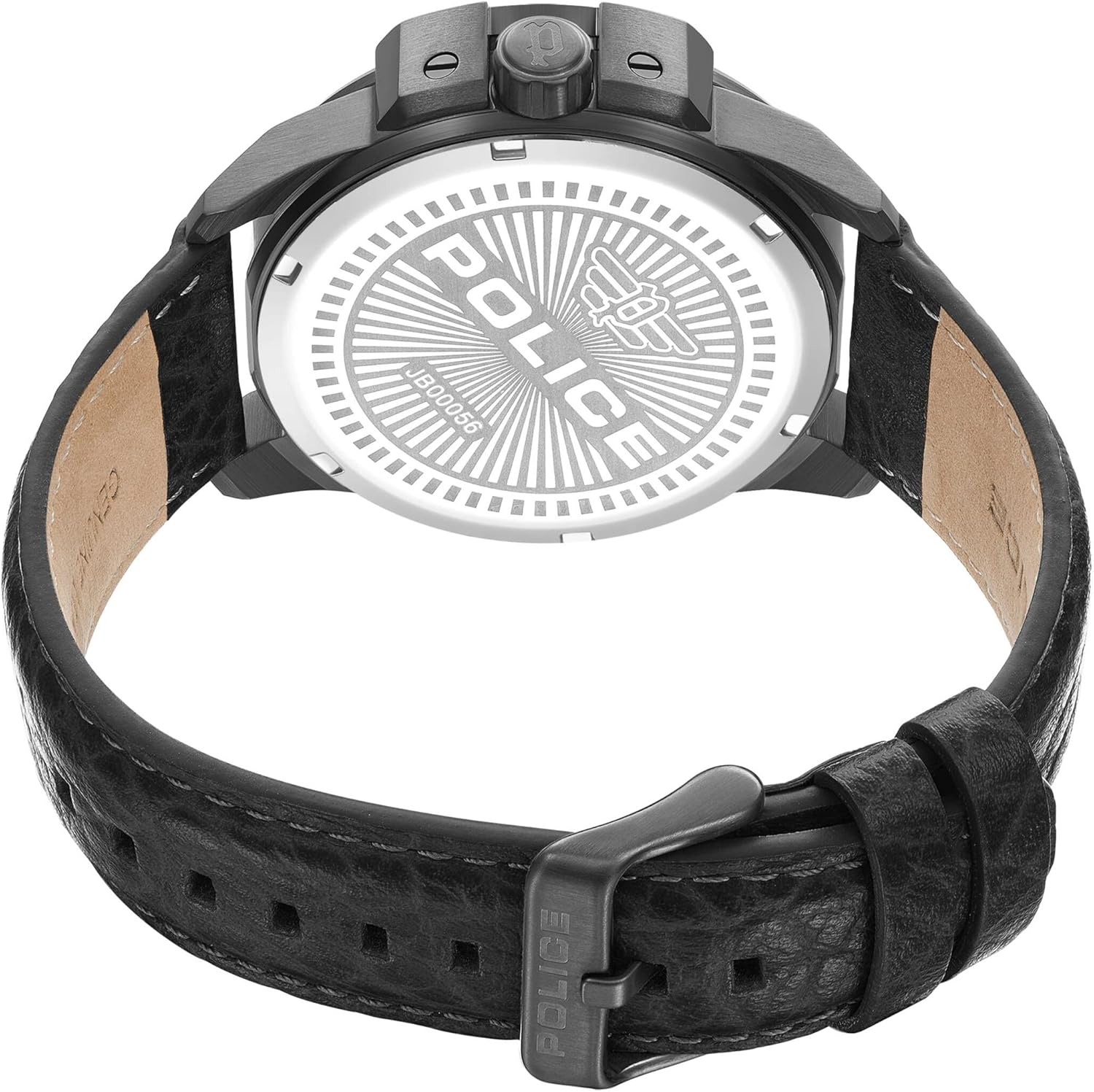 Police Green Underlined Watch