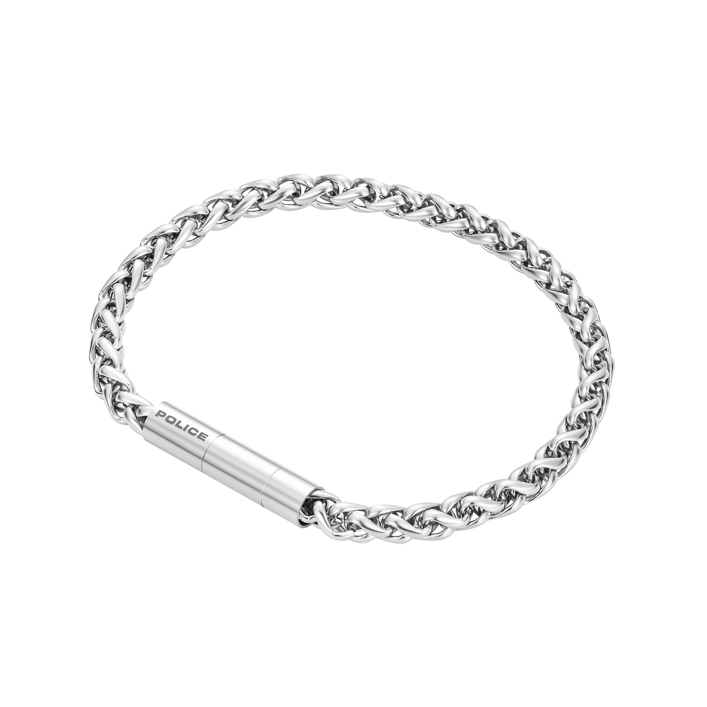 Police Temptation II Polished Chain Stainless Steel Bracelet For Men - PEAGB0010701