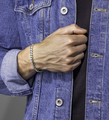 Police Temptation II Polished Chain Stainless Steel Bracelet For Men - PEAGB0010701