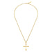 Police Men Saint II Stainless Steel Cross Adjustable Pendant Necklace