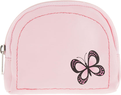 Tikkers Girls Pink PU Strap Butterfly Dial Watch AKG-008