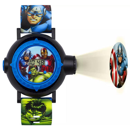 Disney Marvel Avengers Blue Silicon Strap Watch AVG3536