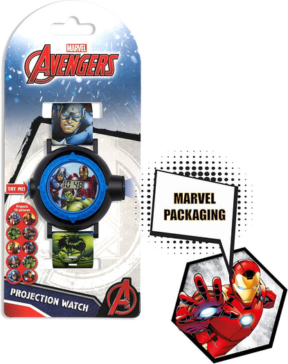Disney Marvel Avengers Blue Silicon Strap Watch AVG3536