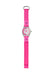 Tikkers Girls Pink Canvas Strap Flower Time Teacher Watch TK0119