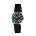 Tikkers Boys Black Silicone Strap Time Teacher Watch TK0139
