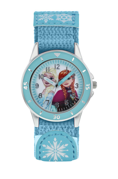 Disney Frozen Blue Fabric Strap Watch FZN5014