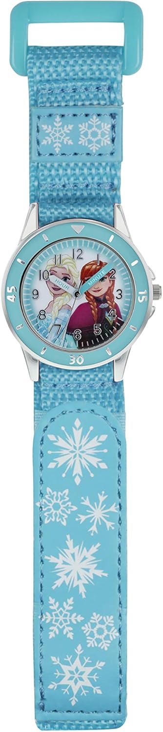Disney Frozen Blue Fabric Strap Watch FZN5014