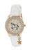 Tikkers Girls White PU Strap Stone Set Case Watch TK0171