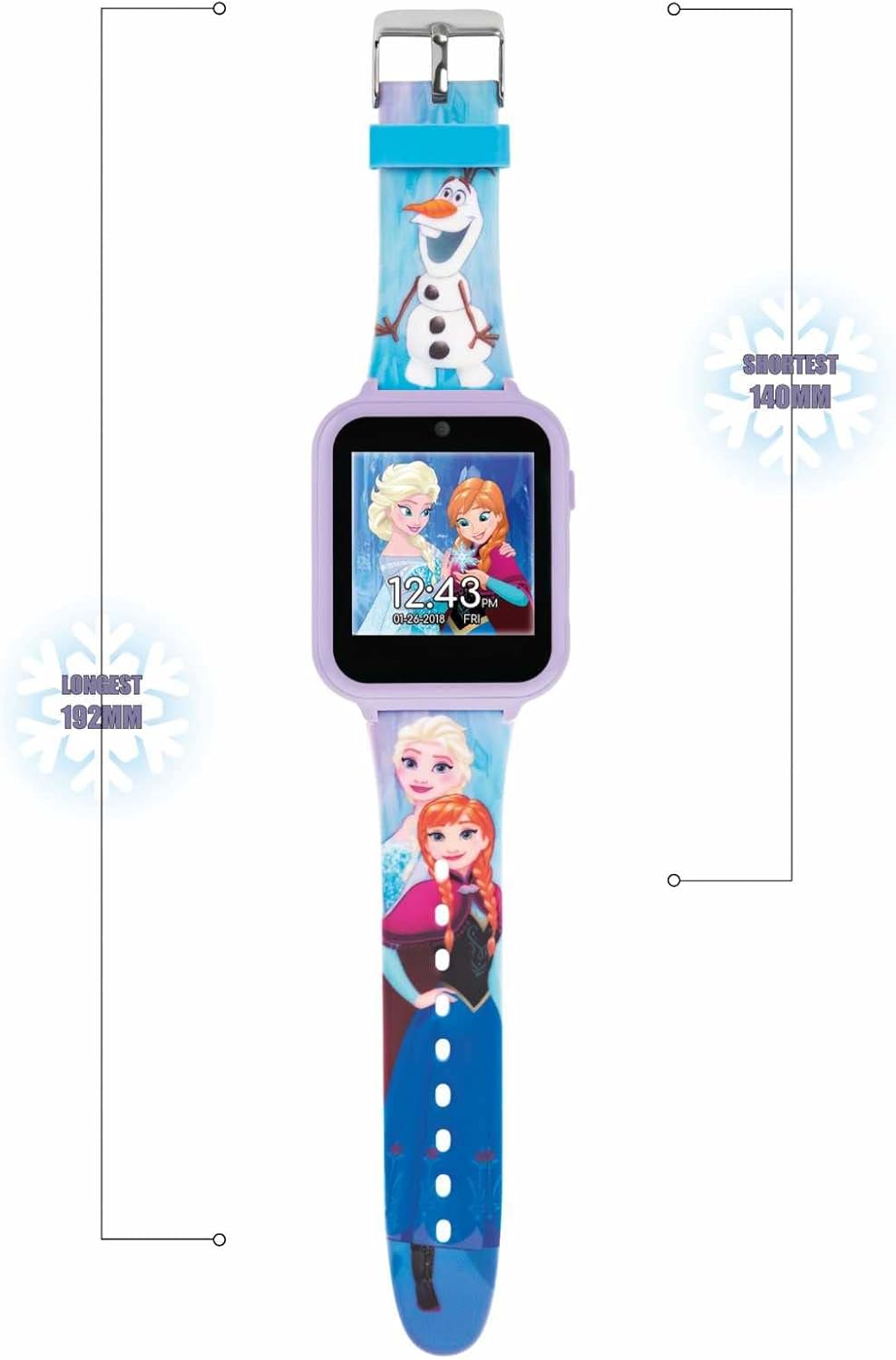 Disney Frozen Multicoloured Silicon Strap Watch FZN4151