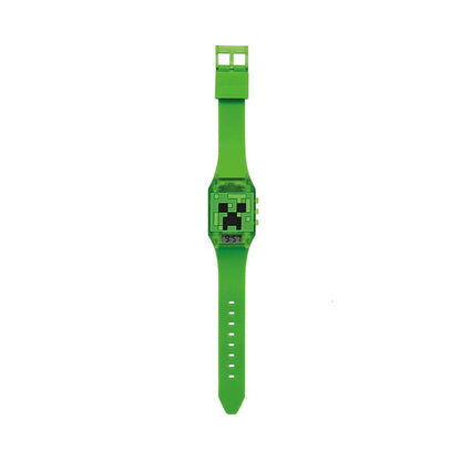 Minecraft Green Silicon Strap Watch MIN4014