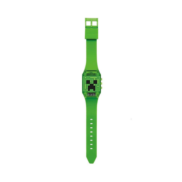 Minecraft Green Silicon Strap Watch MIN4014