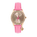 Tikkers Girls Pink PU Strap Flamingo Dial & Star Charm Watch TK0188