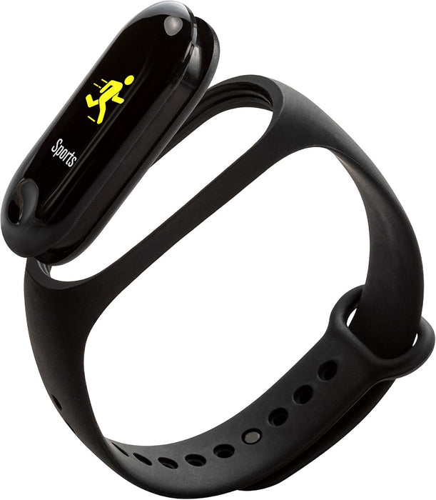Tikkers Series 1 Black Silicone Strap Activity tracker with colour touch screen and up to 7 day battery life TKS01-0002