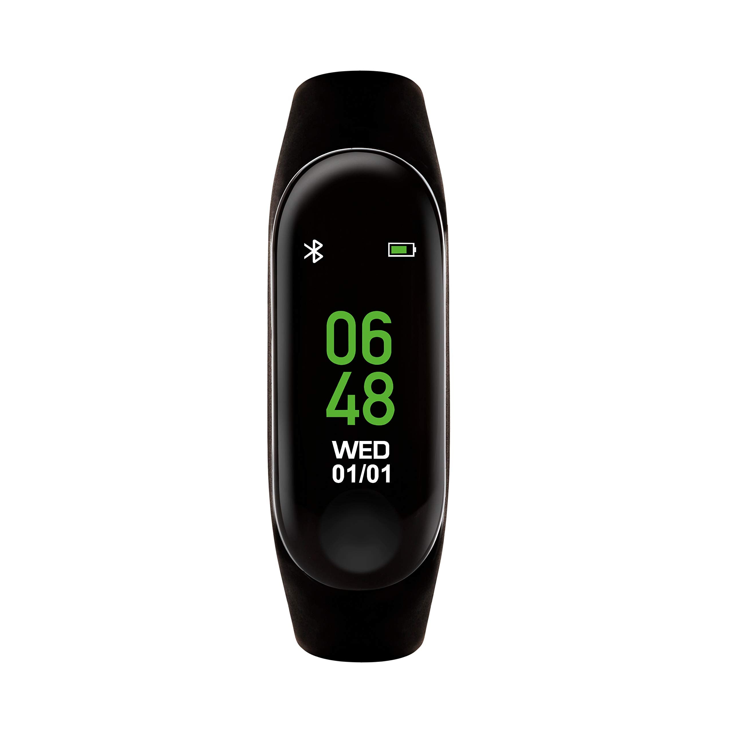 Tikkers Series 1 Black Silicone Strap Activity tracker with colour touch screen and up to 7 day battery life TKS01-0002