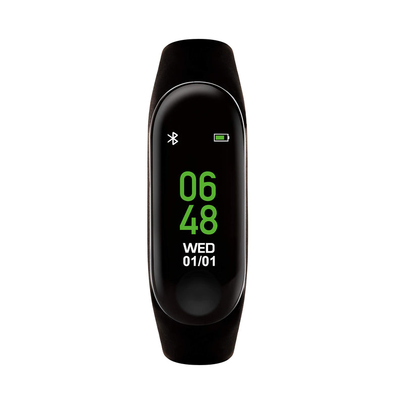 Tikkers Series 1 Black Silicone Strap Activity tracker with colour touch screen and up to 7 day battery life TKS01-0002