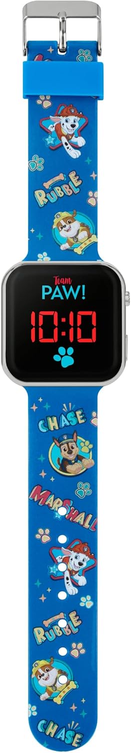 Nickelodeon Paw Patrol Blue Strap LED Watch PAW4345