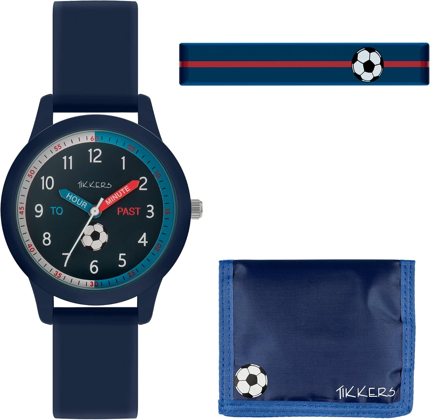 Tikkers Navy Silicone Football set ATK1071