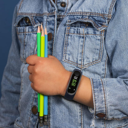 Tikkers Series 1 Blue Canvas Rip Strap  Activity tracker with colour touch screen and up to 7 day battery life TKS01-0012