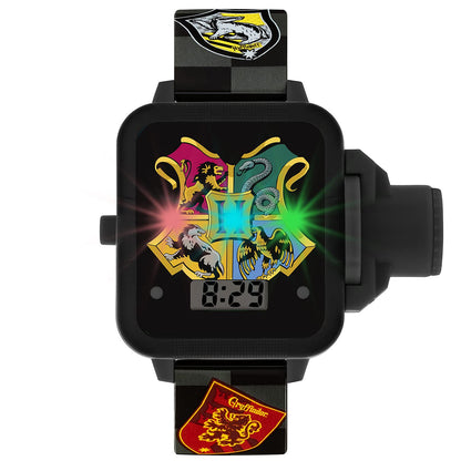 Warner Brothers Harry Potter Black Strap Projection Watch HP4113