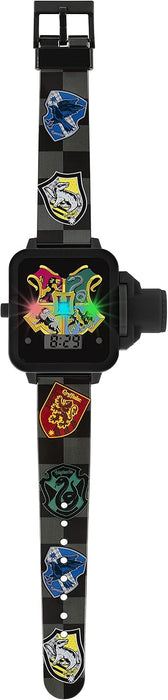 Warner Brothers Harry Potter Black Strap Projection Watch HP4113