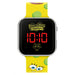 Nickelodeon SpongeBob Yellow LED Watch with Printed Character Strap SGB4134
