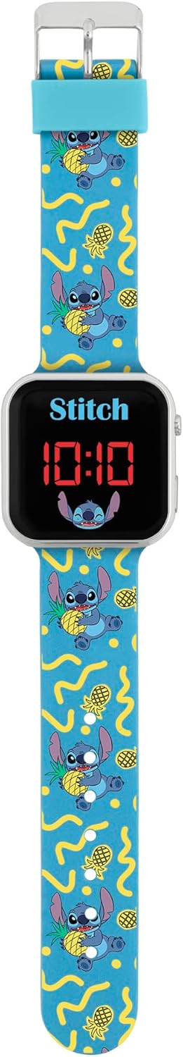 Disney Stitch Pineapple Printed LED Watch