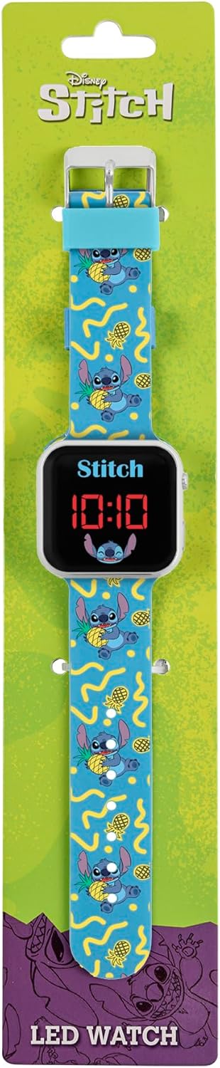 Disney Stitch Pineapple Printed LED Watch