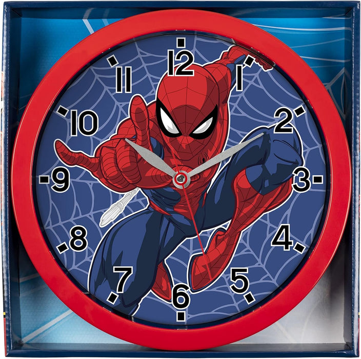 Spiderman Disney Marvel Red Wanduhr SPD3586, Einheitsgröße