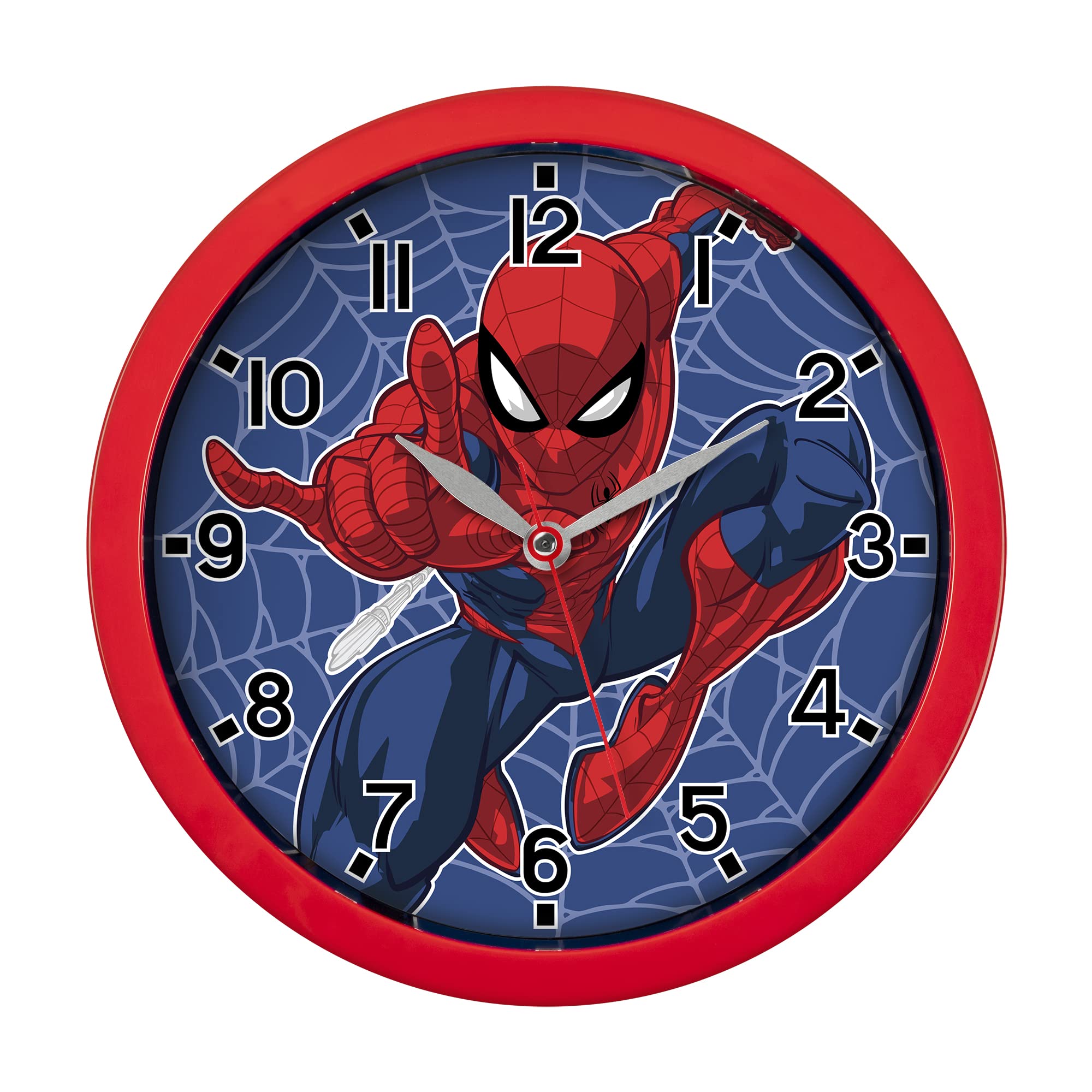 Disney Marvel Spiderman Red Wall Clock SPD3586
