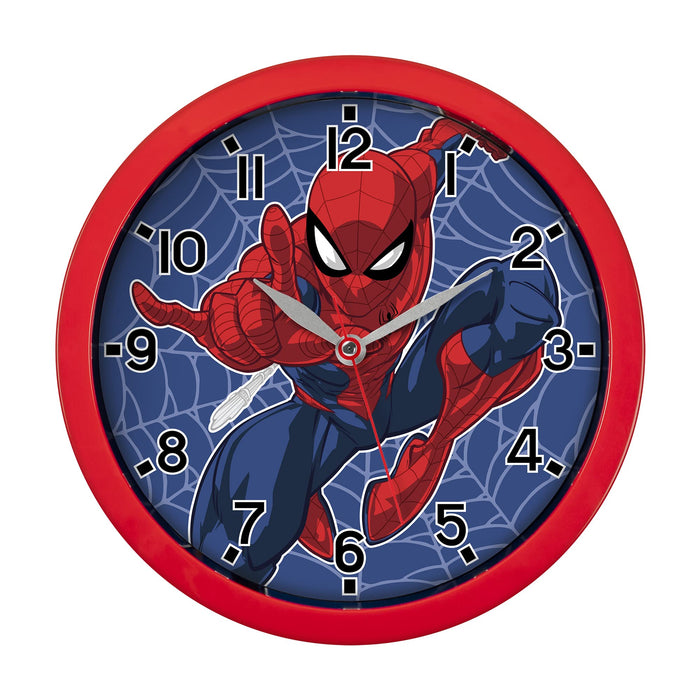 Spiderman Disney Marvel Red Wanduhr SPD3586, Einheitsgröße