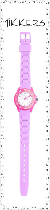 Tikkers Kids Lilac & Pink Silicone Time Teacher Watch ATK1087