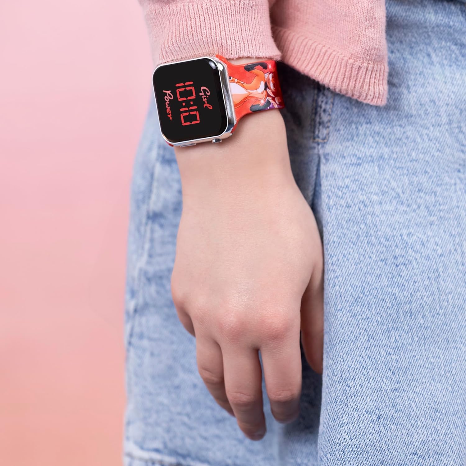 Disney Miraculous Ladybug LED Strap Watch MRC4024