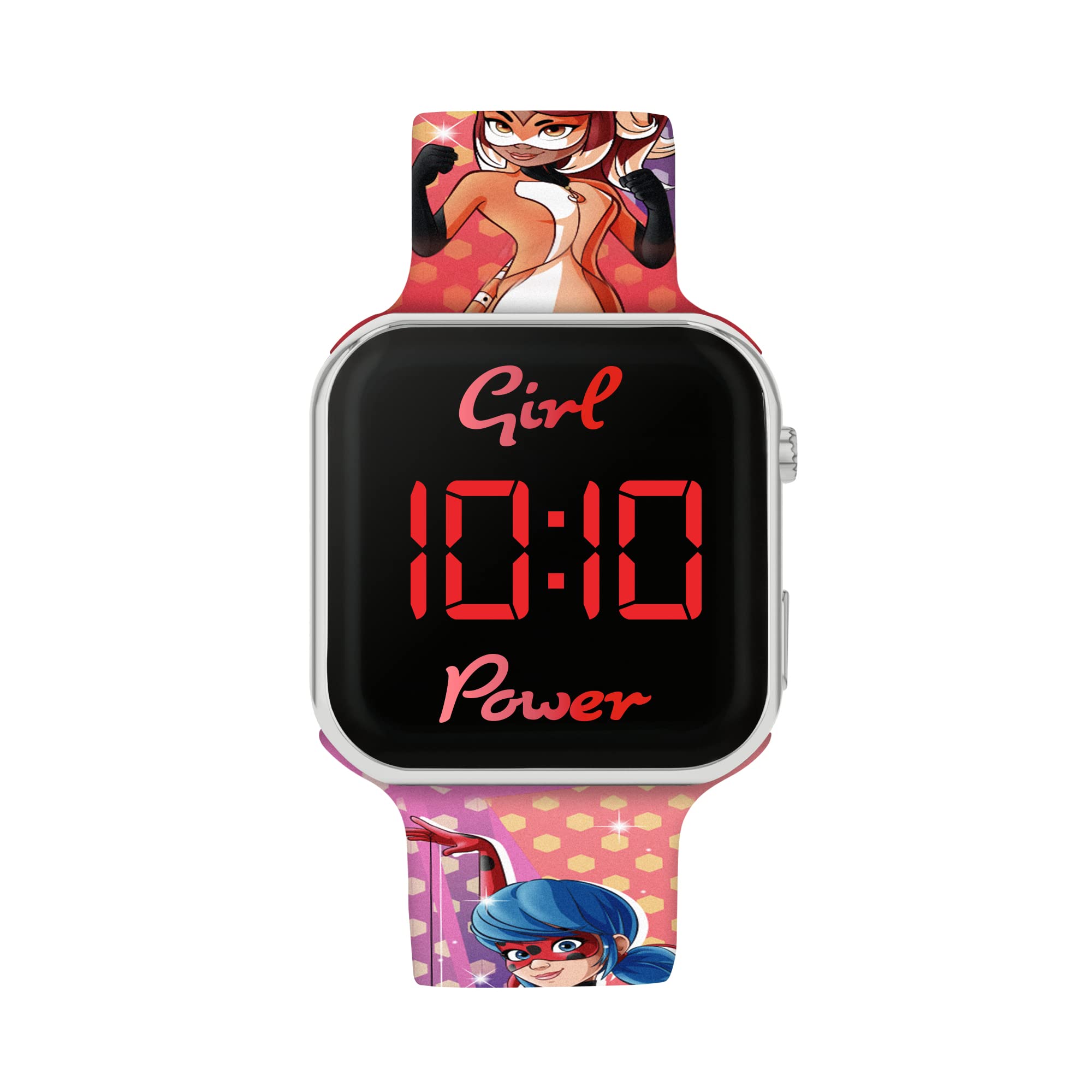 Disney Miraculous Ladybug LED Strap Watch MRC4024