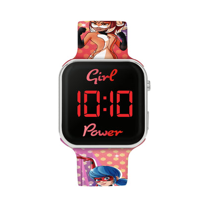 Disney Miraculous Ladybug LED Strap Watch MRC4024