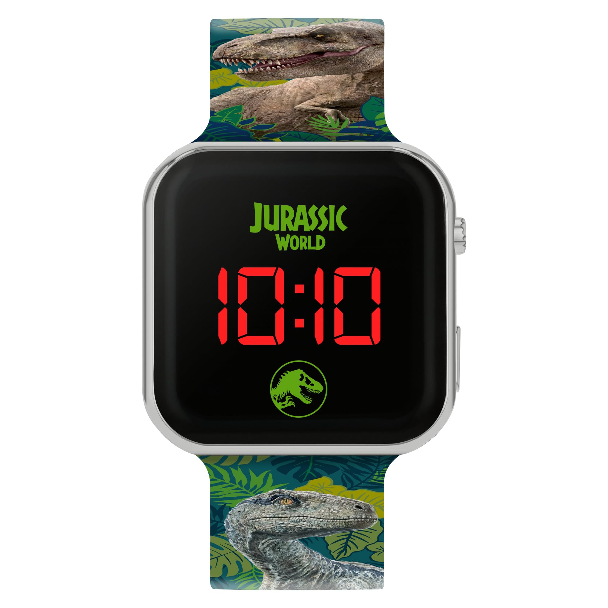 Universal Jurassic World Printed Strap LED Watch JRW4100