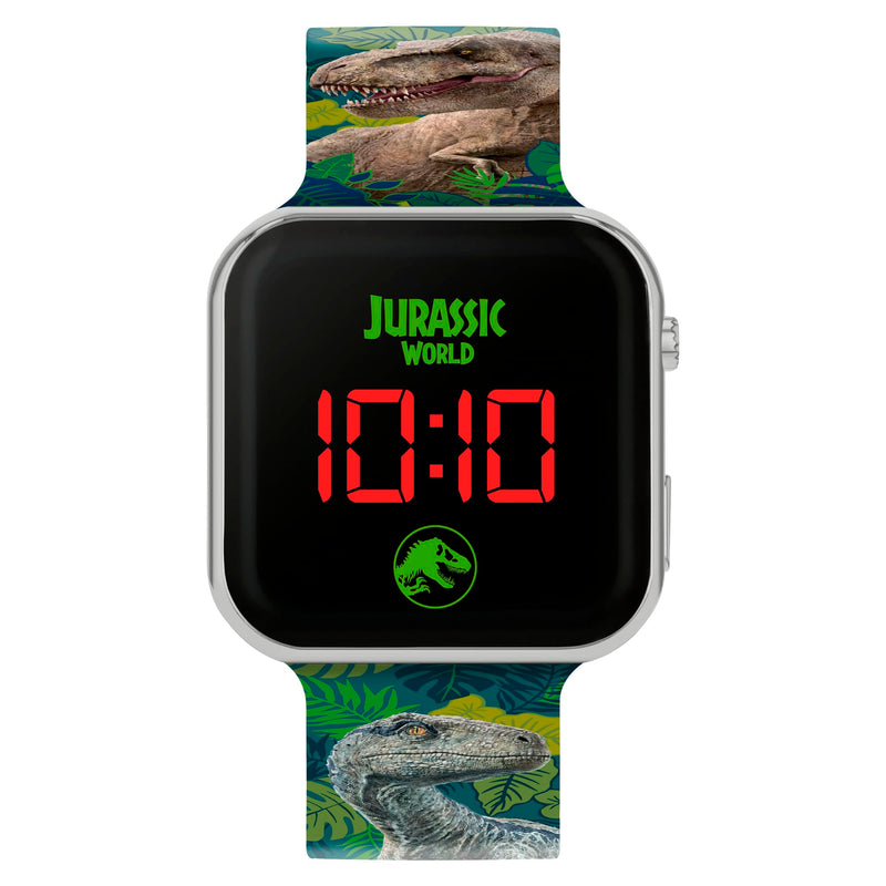 Universal Jurassic World Printed Strap LED Watch JRW4100