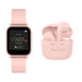 Tikkers Teen Series 10 Nude smart Watch and Earbuds Set TKS10-0001-SETARG