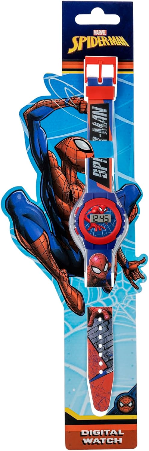 Disney Marvel Spiderman Red and Blue Digital Watch SDP4972