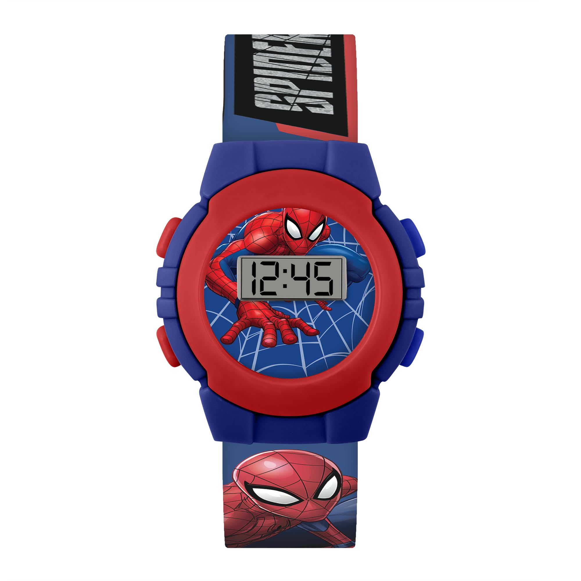 Disney Marvel Spiderman Red and Blue Digital Watch SDP4972