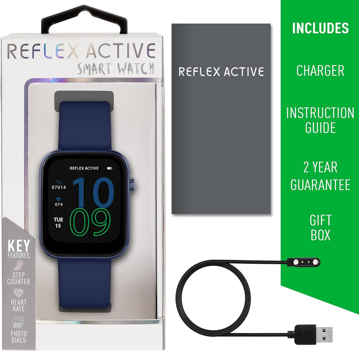 Reflex Active Series 12 Navy Strap Smart Watch