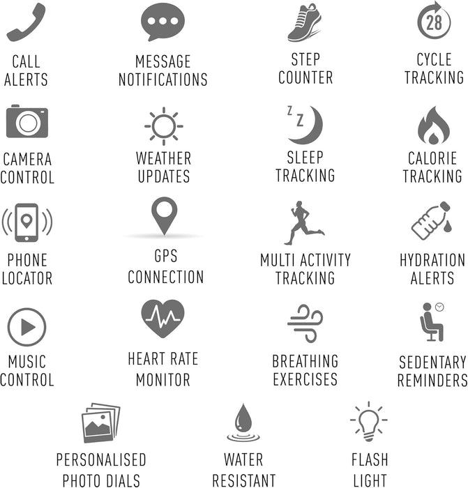 Reflex Active Series 12 Navy Strap Smart Watch