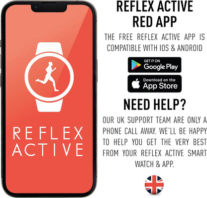 Reflex Active Series 17 Black Strap Smart Watch