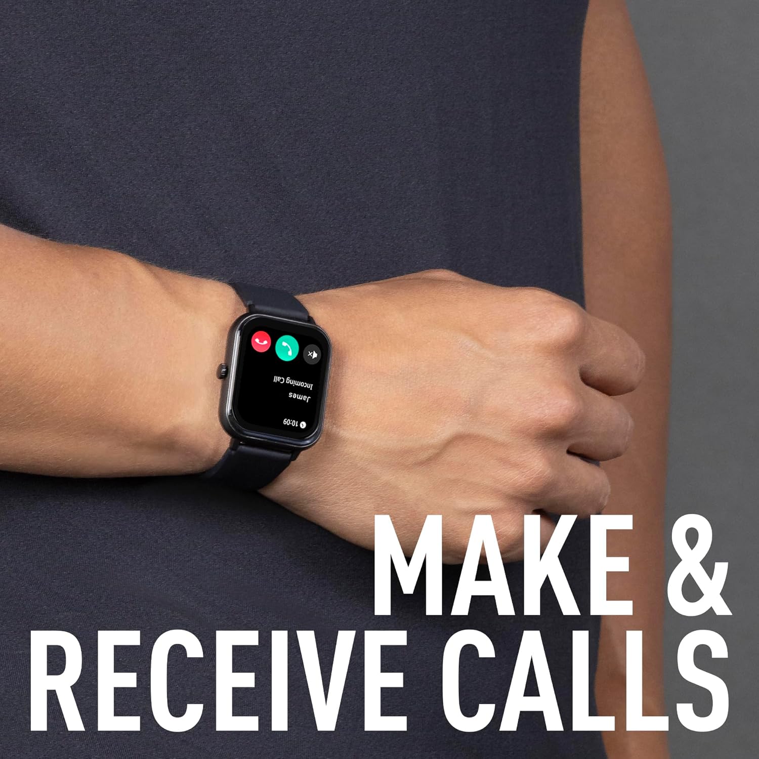 Reflex Active Series 17 Black Strap Smart Watch