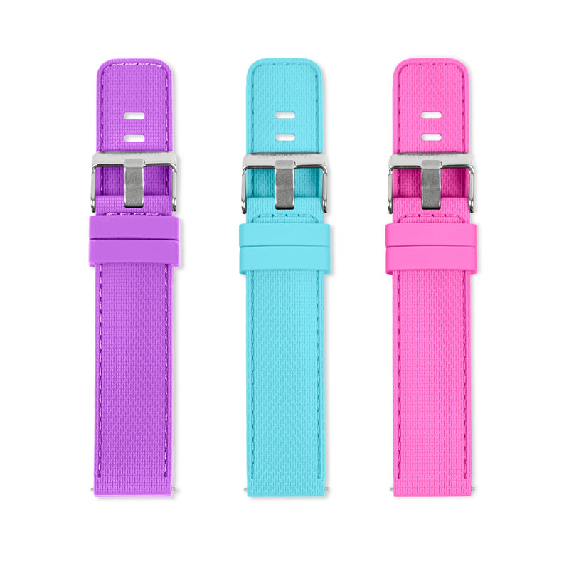 Reflex Active Interchangeable Silicone Smart Watch Strap Set