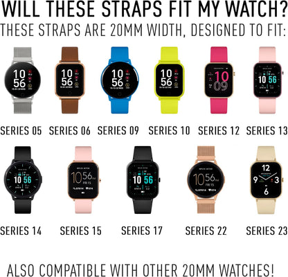 Reflex Active Interchangeable Smart Watch Strap Set