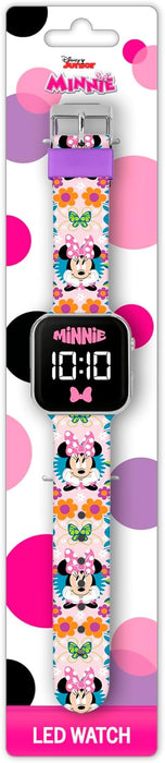Minnie Mouse Printed LED Watch MN4484