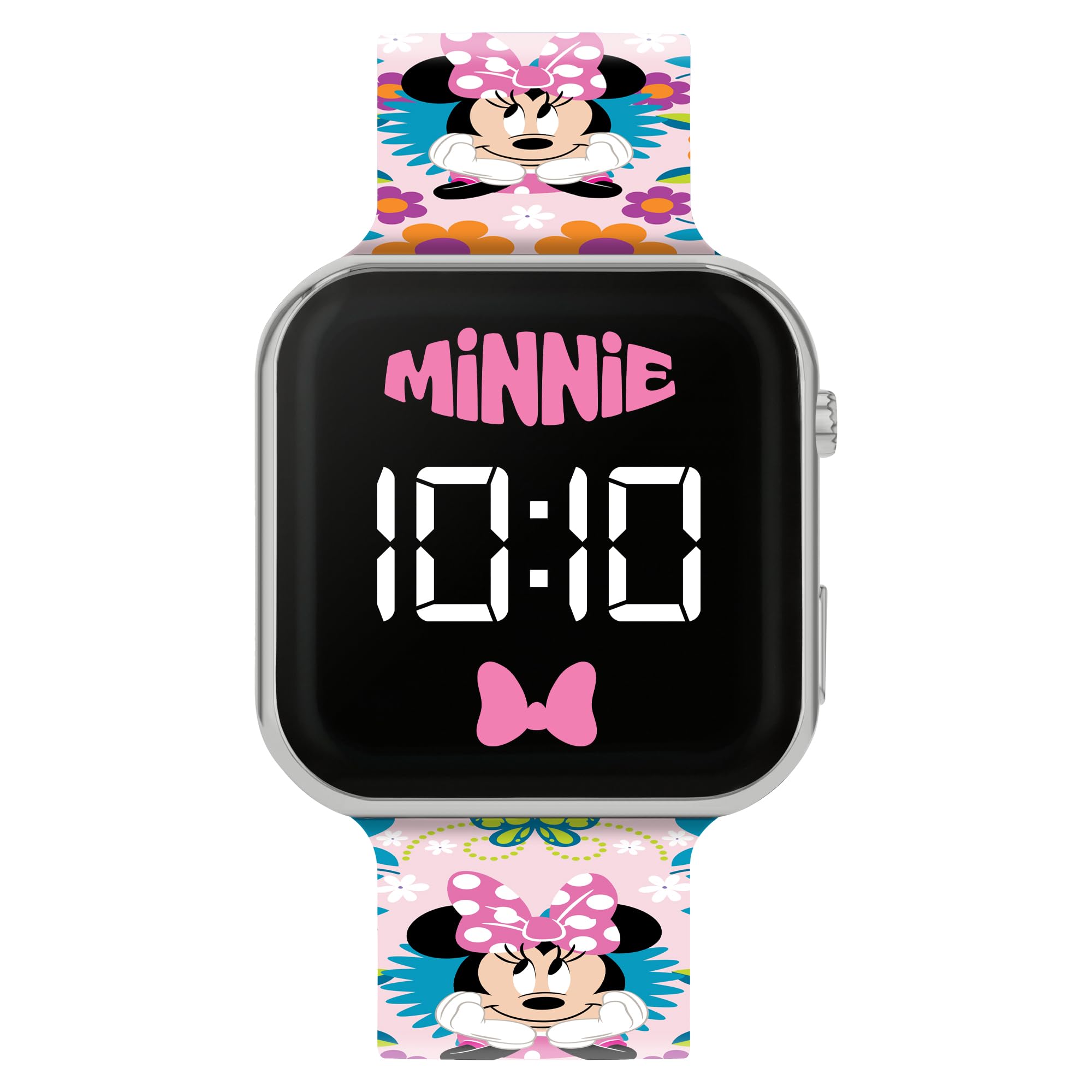 Minnie Mouse Printed LED Watch MN4484