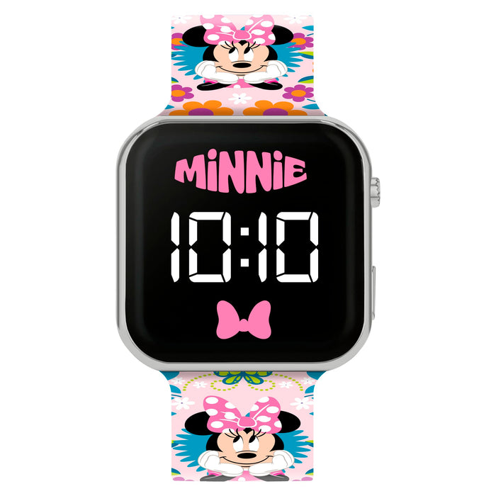 Minnie Mouse Printed LED Watch MN4484