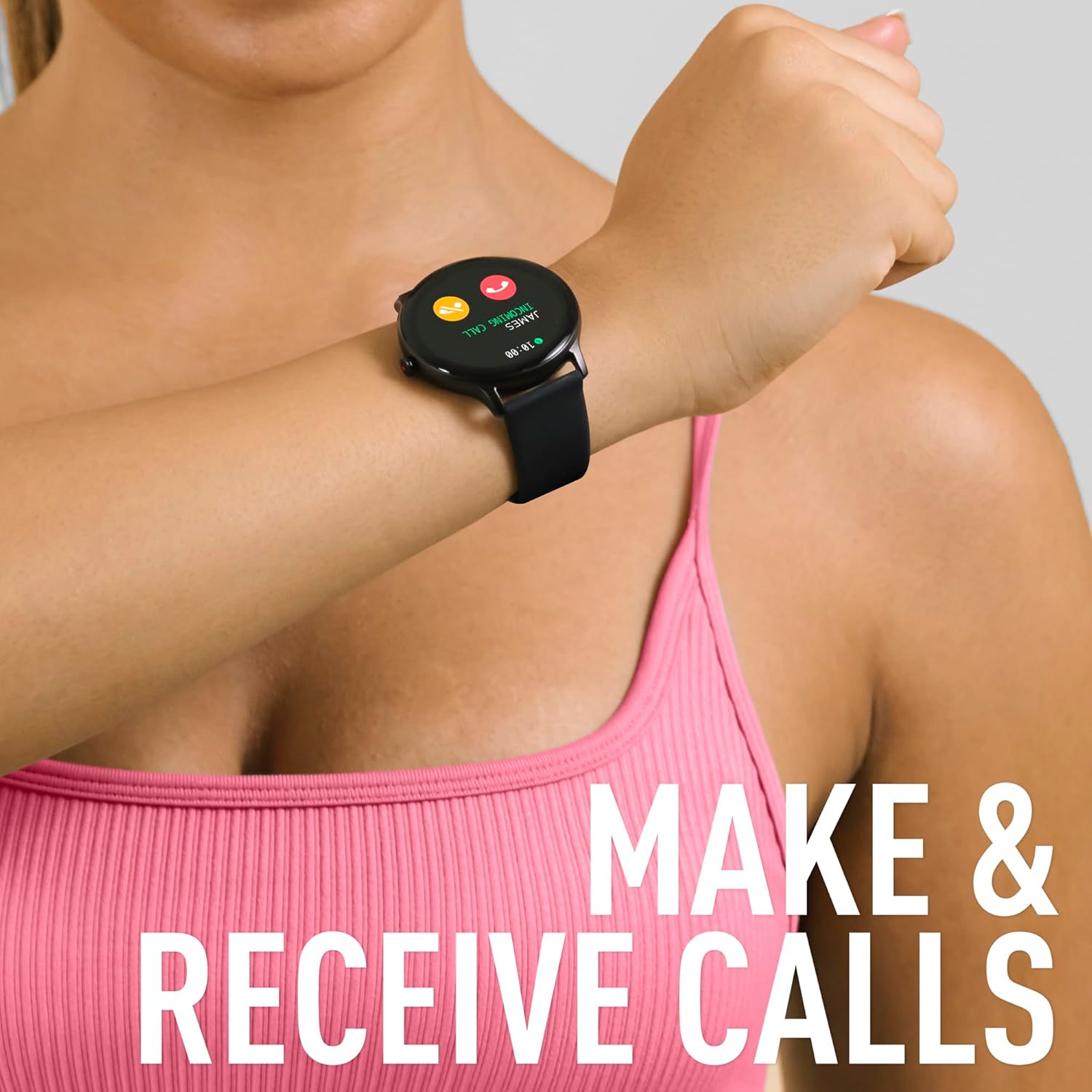 Reflex Active Series 22 Black Smart Calling Watch