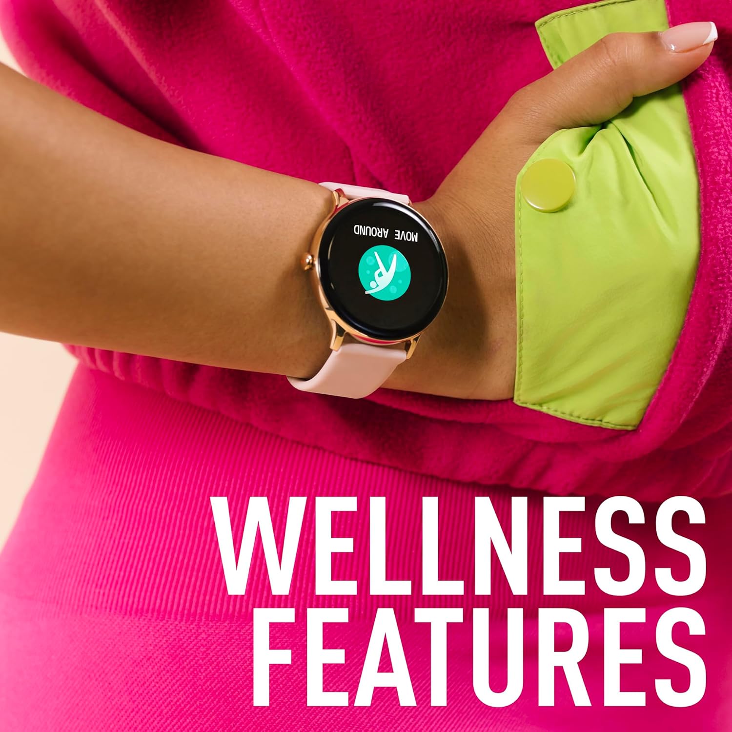 Reflex Active Series 22 Pink Smart Calling Watch
